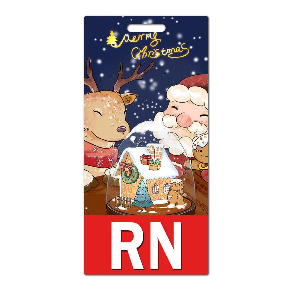 Nurse Gift For Women Badge Card, Nurse Badge Card, Cute Christmas Badge Card