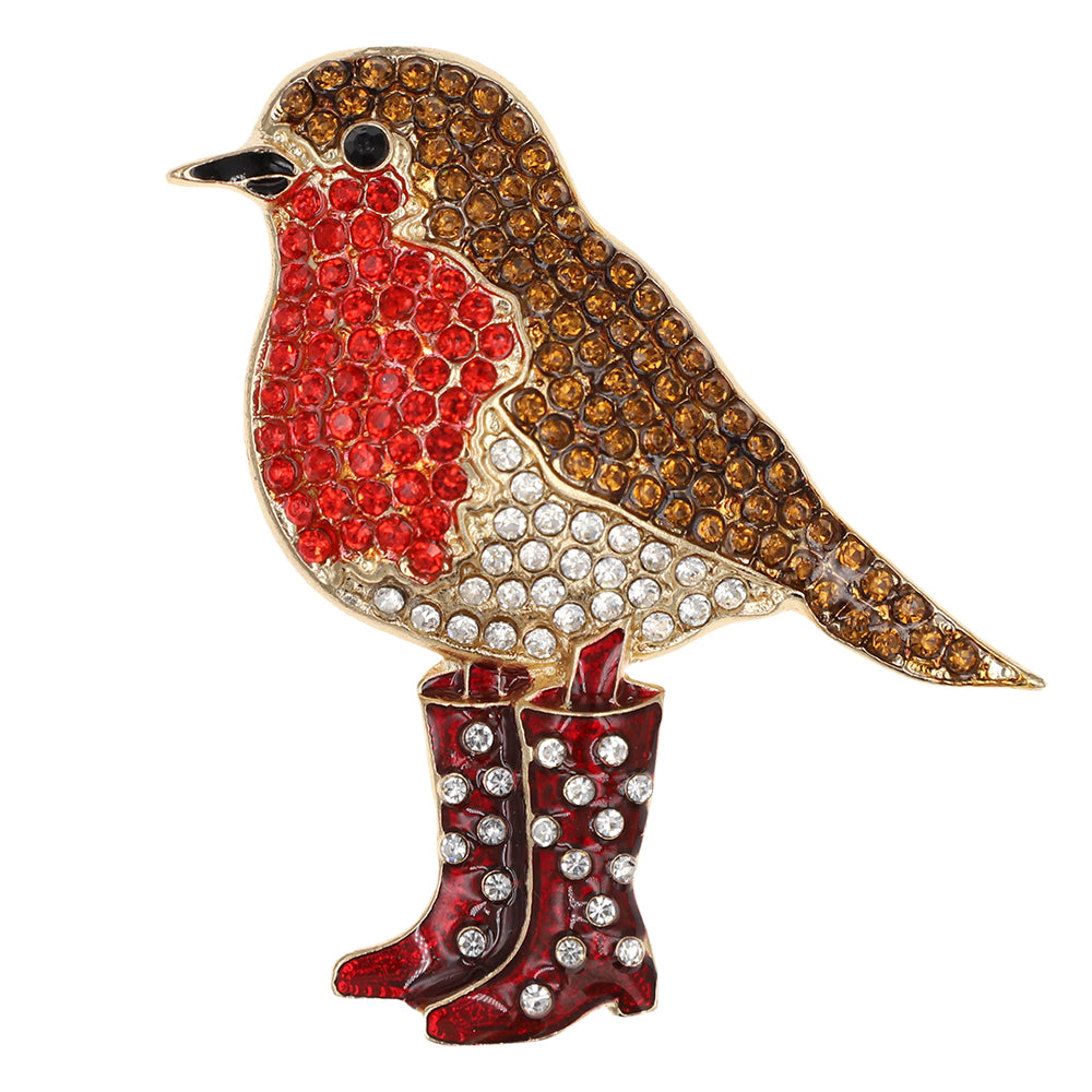 Classic Cardinal Brooch