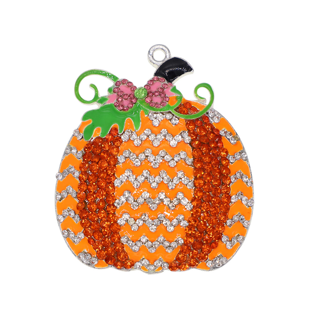 Cute Orange Pumpkin Thanksgiving Day Pendant