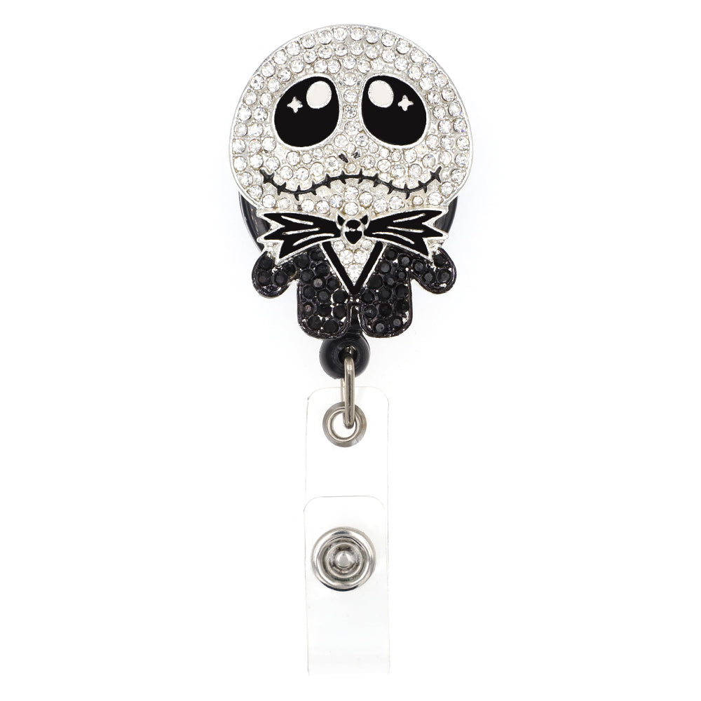 Rhinestone Halloween Badge Reel