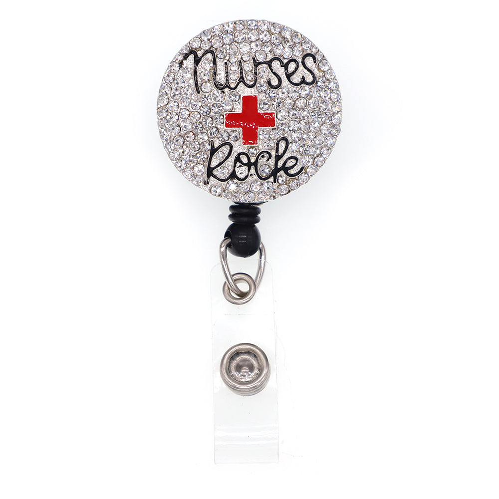 Nurse Rock Badge Reel