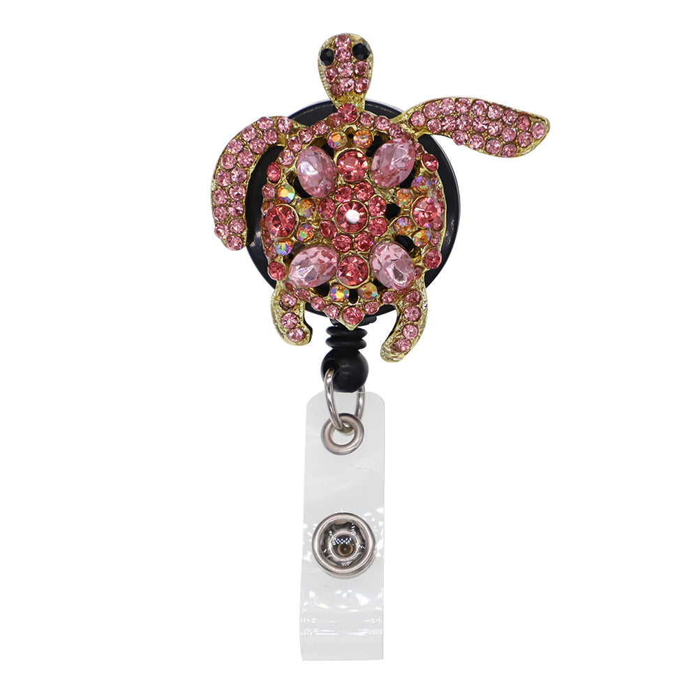 Pink Gem Badge Reel